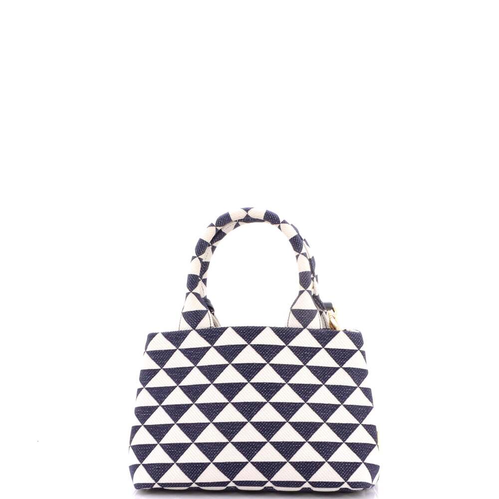 Prada Symbole Tote Jacquard Small #241639P21B - Picture 3 of 8